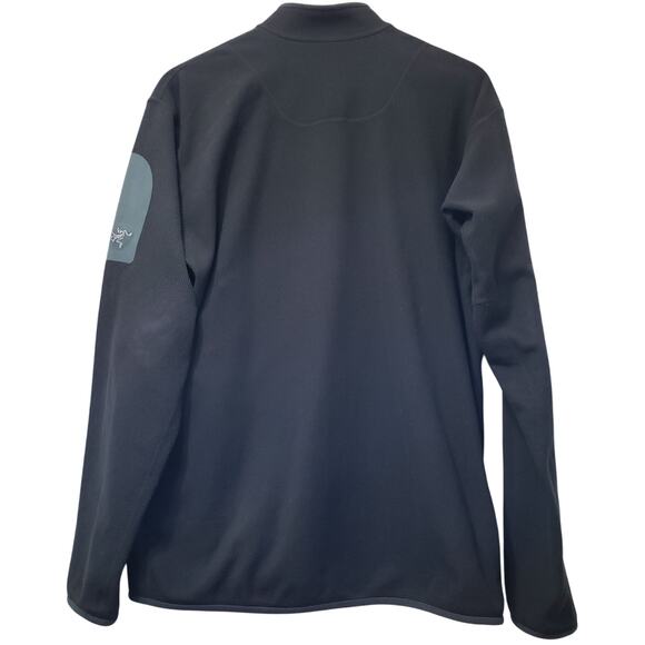 ARC'TERYX Polartec Micro-Fleece Jacket Lightweight Men's Size Large Black Green - Picture 7 of 13